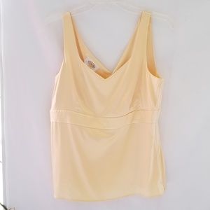 NWT Talbots Gold Silk Top